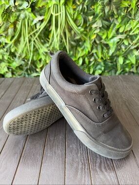 Kids Black Casual Canvas Sneakers